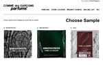 Commes Des Garcons Parfums Free Samples