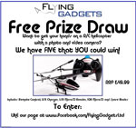 Win 1 Of 5 Radio Control Helicopters With Photo And Video Camera