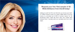Free 15ml Sample of 3D White Brilliance Oral B Toothpaste