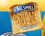 Win great prizes with the Kingsmill Pop Up Prizes Game