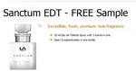 Free 50ml Sample Of Sanctum EDT Eau de Toilette Spray For Men