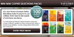 Win A Pack Of Taylors New Toast And Ground Coffee